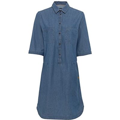 camel active Damen Denim-Kleid aus Organic Cotton Blau, Womenswear-XS camel active Damen Denim-Kleid aus Organic Cotton Blau, Womenswear-XS