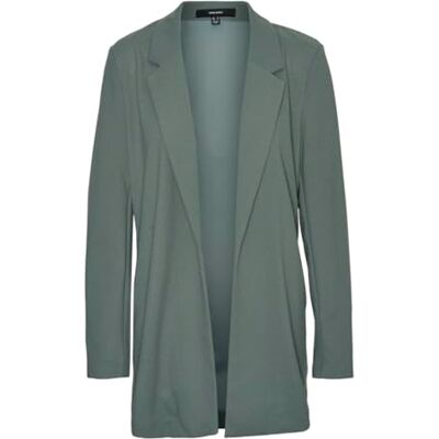 VERO MODA Damen Vmliva Noos Longblazer, Balsam Green, XS EU VERO MODA Damen Vmliva Noos Longblazer, Balsam Green, XS EU