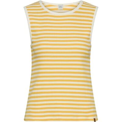 camel active Damen Top mit Rundhalsausschnitt Gelb, Womenswear-XXL camel active Damen Top mit Rundhalsausschnitt Gelb, Womenswear-XXL