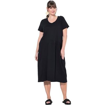 Ulla Popken Damen A-line Dress Dividing Seams, 1/2 Sleeve a-line Dress Dividing Seams, 1/2 Sleeve (1er Pack) Ulla Popken Damen A-line Dress Dividing Seams, 1/2 Sleeve a-line Dress Dividing Seams, 1/2 Sleeve (1er Pack)