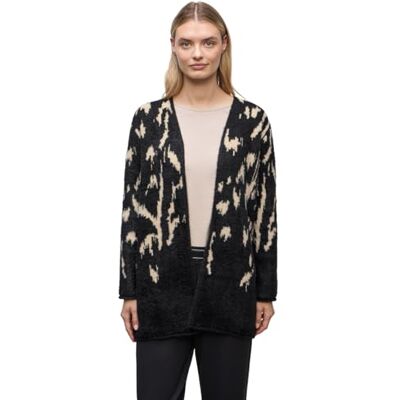 Street One Softer Jacquard Cardigan Anthra Grey 40 Street One Softer Jacquard Cardigan Anthra Grey 40