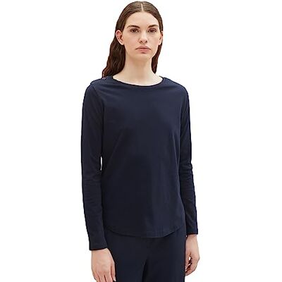 TOM TAILOR Denim Damen Basic Langarmshirt TOM TAILOR Denim Damen Basic Langarmshirt