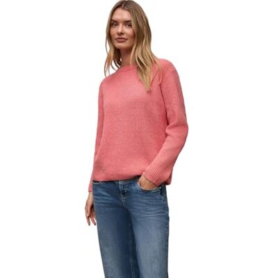 Street One Chenille Pullover Striking Coral 44 Street One Chenille Pullover Striking Coral 44