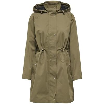 JDY Damen lena Life Spring Parka OTW Yfm, Capers, 46 JDY Damen lena Life Spring Parka OTW Yfm, Capers, 46