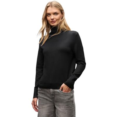 Street One Rollkragen Pullover Black 36 Street One Rollkragen Pullover Black 36