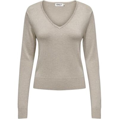 ONLY Onlvenice Life Ls Vneck Pullover Nca KNT ONLY Onlvenice Life Ls Vneck Pullover Nca KNT