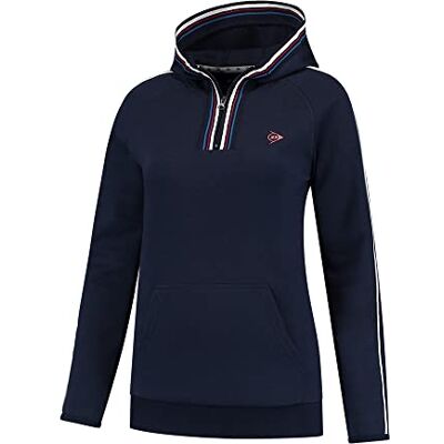 Dunlop Damen Pullover – Essentials Line, Hooded Sweat, Navy Dunlop Damen Pullover – Essentials Line, Hooded Sweat, Navy