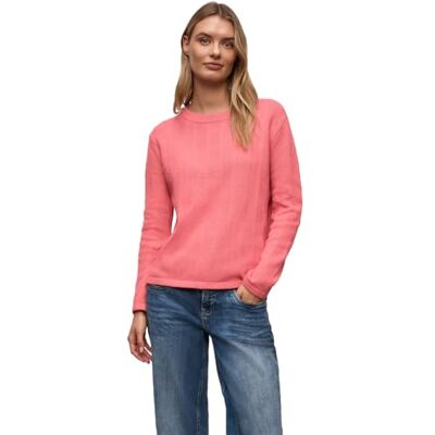 Street One Strukturpullover Striking Coral Mel. 44 Street One Strukturpullover Striking Coral Mel. 44