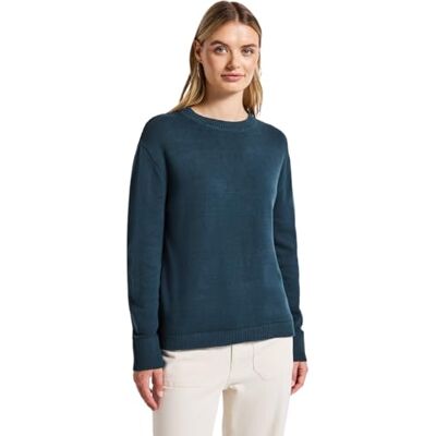 Street One Rundhals Pullover Tide Blue 46 Street One Rundhals Pullover Tide Blue 46