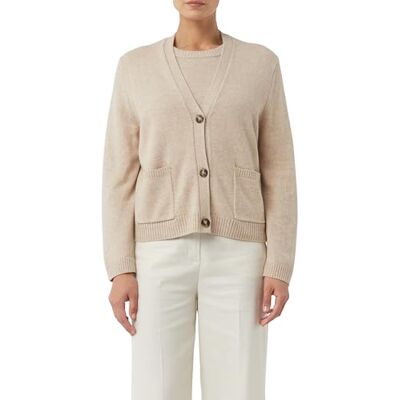 Comma Strickcardigan im Loose Fit aus Wollmix Comma Strickcardigan im Loose Fit aus Wollmix