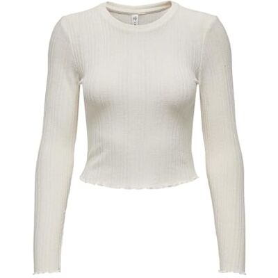 ONLY Damen ONLKISSER L/S Short TOP CC JRS 15299623 ,Sandshell ,M ONLY Damen ONLKISSER L/S Short TOP CC JRS 15299623 ,Sandshell ,M