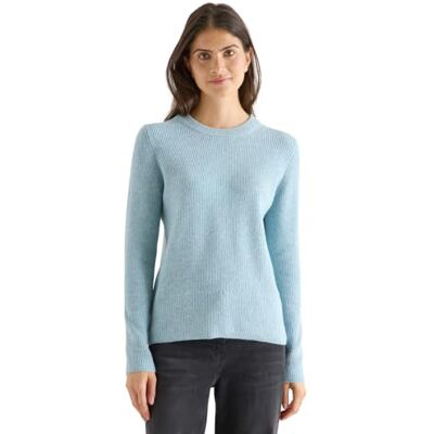 Cecil Pullover mit Strukturdetails Faded Blue Melange XXL Cecil Pullover mit Strukturdetails Faded Blue Melange XXL