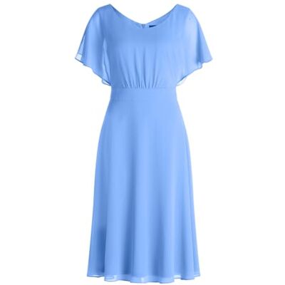 Vera Mont Damen Cocktailkleid Kurzarm 38, Paris Blue Vera Mont Damen Cocktailkleid Kurzarm 38, Paris Blue