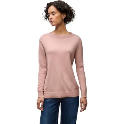 Street One Pullover mit Rollkante Faded Rose Mel. 42 Street One Pullover mit Rollkante Faded Rose Mel. 42