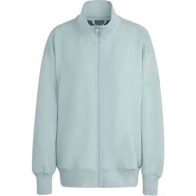 Adidas Women's Soft LUX Full-Zip Tracktop, Wonder Sage, XS Adidas Women's Soft LUX Full-Zip Tracktop, Wonder Sage, XS