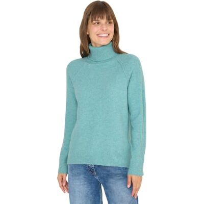 Cecil Strukturmix Pullover conifere Green Melange XXL Cecil Strukturmix Pullover conifere Green Melange XXL