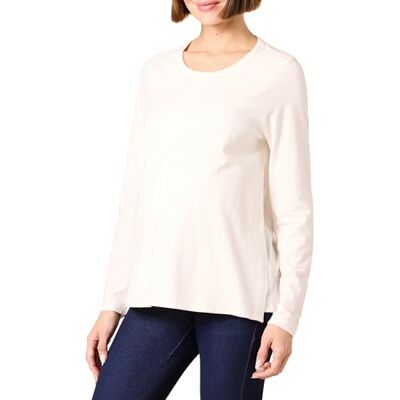 Amazon Damen Still-T-Shirt aus Baumwoll-Modal für Schwangerschaft und Stillzeit, Elfenbein, S Amazon Damen Still-T-Shirt aus Baumwoll-Modal für Schwangerschaft und Stillzeit, Elfenbein, S