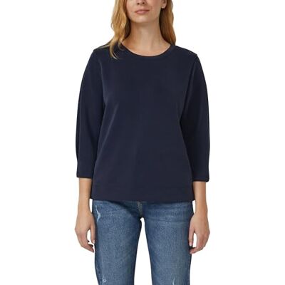 S. Oliver Sweatshirt aus Scuba mit 3/4-Arm S. Oliver Sweatshirt aus Scuba mit 3/4-Arm