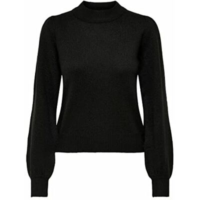 JDY Damen Pullover Strick Rundhals Langarm Regular fit modisch Oberteil, Farben:Schwarz, Größe:L JDY Damen Pullover Strick Rundhals Langarm Regular fit modisch Oberteil, Farben:Schwarz, Größe:L