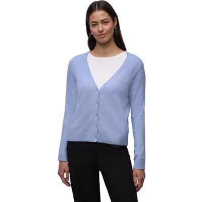 Street One Kuscheliger V-Neck Cardigan Frosted Blue Mel. 44 Street One Kuscheliger V-Neck Cardigan Frosted Blue Mel. 44