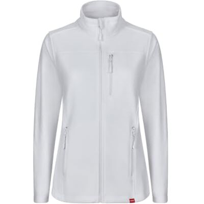 VELILLA Damen Chaqueta Polar Mujer Fleecejacke Für, Weiß, L EU VELILLA Damen Chaqueta Polar Mujer Fleecejacke Für, Weiß, L EU