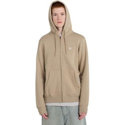 Element Icon Embroidery Sweatshirt mit Reißverschluss Männer M Beige Element Icon Embroidery Sweatshirt mit Reißverschluss Männer M Beige