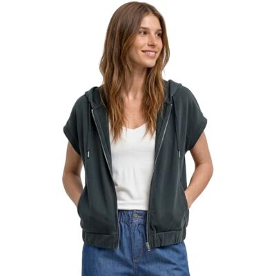 Street One Silk-Look Weste deep bound green 36 Street One Silk-Look Weste deep bound green 36