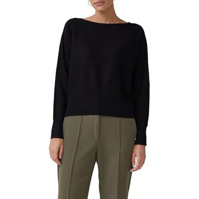 S. Oliver Strickpullover mit Strukturmuster am Saum S. Oliver Strickpullover mit Strukturmuster am Saum
