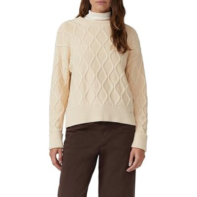 S. Oliver Pullover im Relaxed Fit mit Zopfmuster S. Oliver Pullover im Relaxed Fit mit Zopfmuster