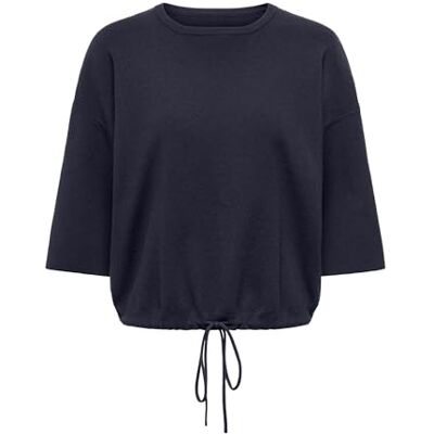 ONLY Onlsiteri Ss Loose Tie O-Neck Top Cc KNT ONLY Onlsiteri Ss Loose Tie O-Neck Top Cc KNT