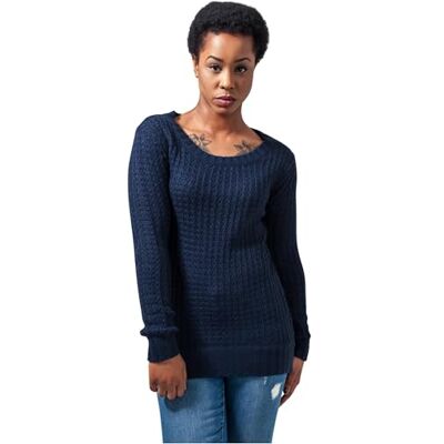 Urban Classics Damen Ladies All-Over-Print Blouson Jacke, Schwarz (Luxury Black 02356), X-Small (Herstellergröße: XS) Urban Classics Damen Ladies All-Over-Print Blouson Jacke, Schwarz (Luxury Black 02356), X-Small (Herstellergröße: XS)