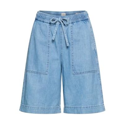 camel active Damen Bermuda Shorts mit Tunnelzug Hellblau, womenswear-31IN camel active Damen Bermuda Shorts mit Tunnelzug Hellblau, womenswear-31IN