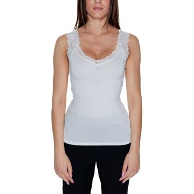 VERO MODA Damen Vmrosa Sl Top Noos T Shirt, Snow White, M EU VERO MODA Damen Vmrosa Sl Top Noos T Shirt, Snow White, M EU