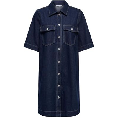 ONLY Onlbelle S/S Button Dress DNM Gua Noos ONLY Onlbelle S/S Button Dress DNM Gua Noos