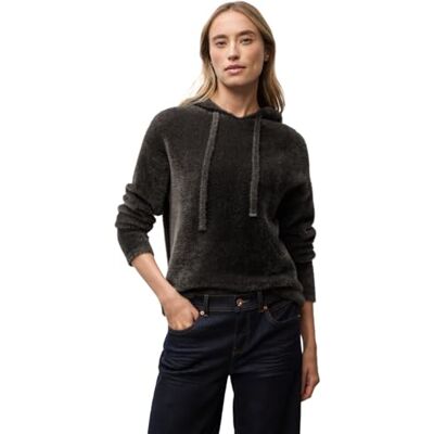 Street One Kuscheliger Kapuzenpullover Darkest Brown 38 Street One Kuscheliger Kapuzenpullover Darkest Brown 38