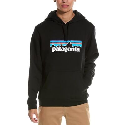 Patagonia Unisex P-6 Logo Uprisal Hoody Pullover, Schwarz, XS Patagonia Unisex P-6 Logo Uprisal Hoody Pullover, Schwarz, XS