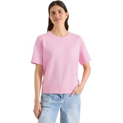 Cecil Kurzarm Sweatshirt mit Rundhals Light Blush Rose M Cecil Kurzarm Sweatshirt mit Rundhals Light Blush Rose M