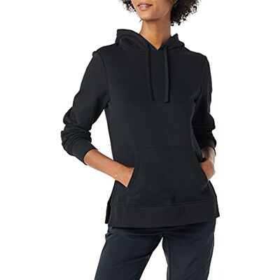 Amazon Damen French Terry Kapuzen-Tunika-Sweatshirt, Schwarz, Größe L Amazon Damen French Terry Kapuzen-Tunika-Sweatshirt, Schwarz, Größe L
