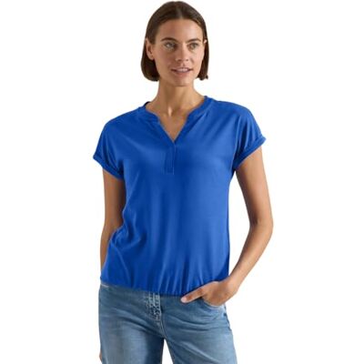 Cecil Kurzarm Shirt im Tunika-Look surf Blue M Cecil Kurzarm Shirt im Tunika-Look surf Blue M