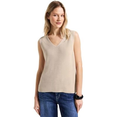 Street One SOL_Knitted Rib top Moonstone Sand 44 Street One SOL_Knitted Rib top Moonstone Sand 44