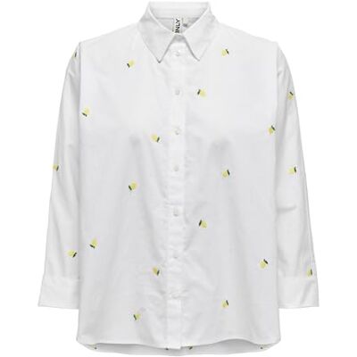 ONLY Onlnew Lina Grace Ls Emb Shirt Noos WVN ONLY Onlnew Lina Grace Ls Emb Shirt Noos WVN