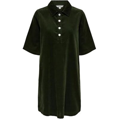 ONLY Onlgry-Nessa S/S Cord Dress PNT ONLY Onlgry-Nessa S/S Cord Dress PNT