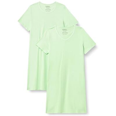 Ulla Popken Damen große Größen Übergrößen Plus Size Bigshirts im 2er-Pack# mit Halbarm. Je 1x Uni mit Rundhalsausschnitt und gepunktet mit V-Ausschnitt. Ulla Popken Damen große Größen Übergrößen Plus Size Bigshirts im 2er-Pack# mit Halbarm. Je 1x Uni mit Rundhalsausschnitt und gepunktet mit V-Ausschnitt.