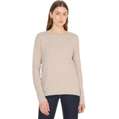 Cecil Softer Pullover in Unifarbe Desert beige Melange XXL Cecil Softer Pullover in Unifarbe Desert beige Melange XXL