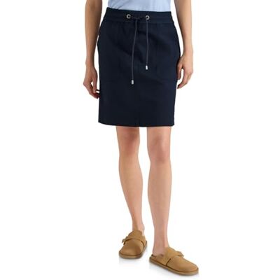 Cecil Knielanger Rock im Washed-Look universal Blue L Cecil Knielanger Rock im Washed-Look universal Blue L
