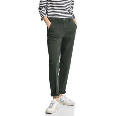Cecil Damen Chino Hose Strong Khaki 30W / 28L Cecil Damen Chino Hose Strong Khaki 30W / 28L