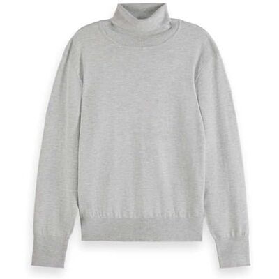 Scotch & Soda Core Roll Neck Relaxed Pullover Scotch & Soda Core Roll Neck Relaxed Pullover