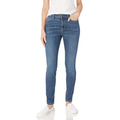 Amazon Damen Elastische Skinny-Jeans Mittelhoher Bund Auslaufmodell, Mittlere Waschung, 34 Amazon Damen Elastische Skinny-Jeans Mittelhoher Bund Auslaufmodell, Mittlere Waschung, 34