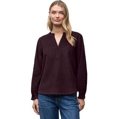 Street One Cordbluse mit Rüschen Jazz Berry 38 Street One Cordbluse mit Rüschen Jazz Berry 38