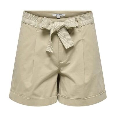 ONLY Onlazelea Mw Belt Chino Shorts PNT ONLY Onlazelea Mw Belt Chino Shorts PNT